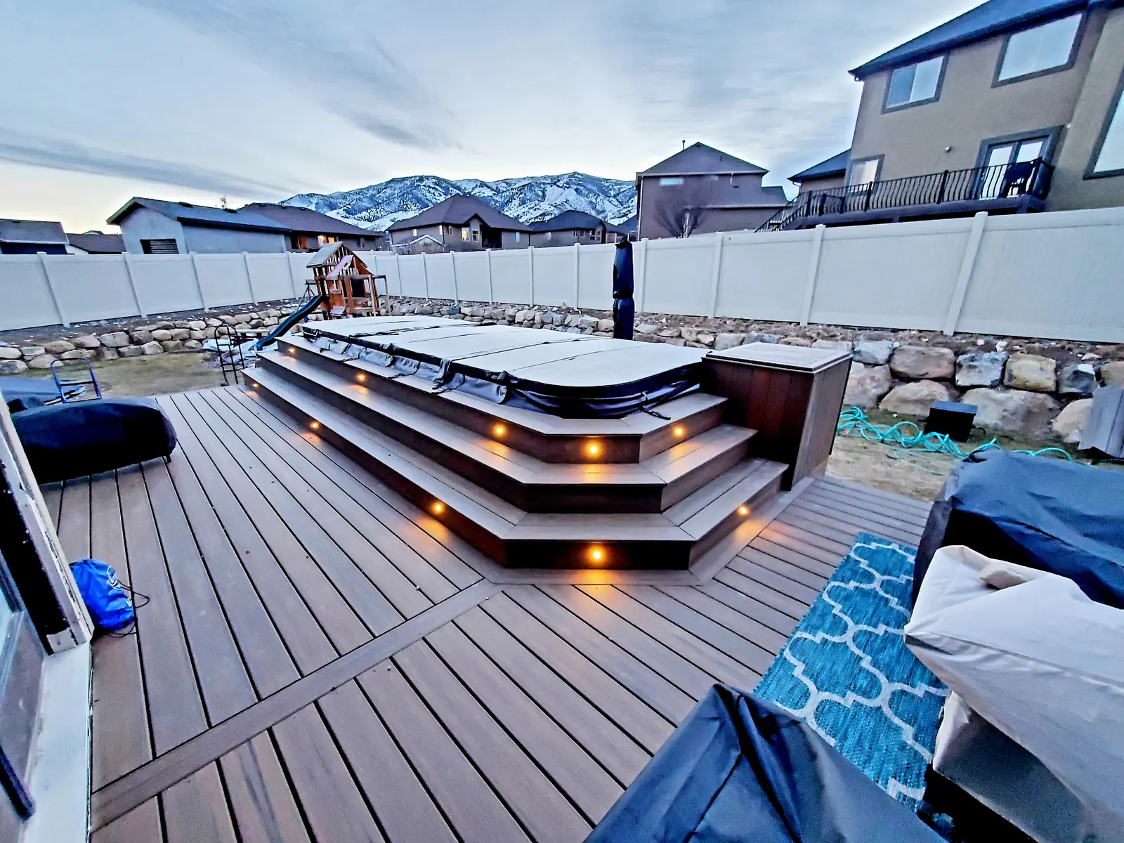 Deck built by TC Decks in Utah County