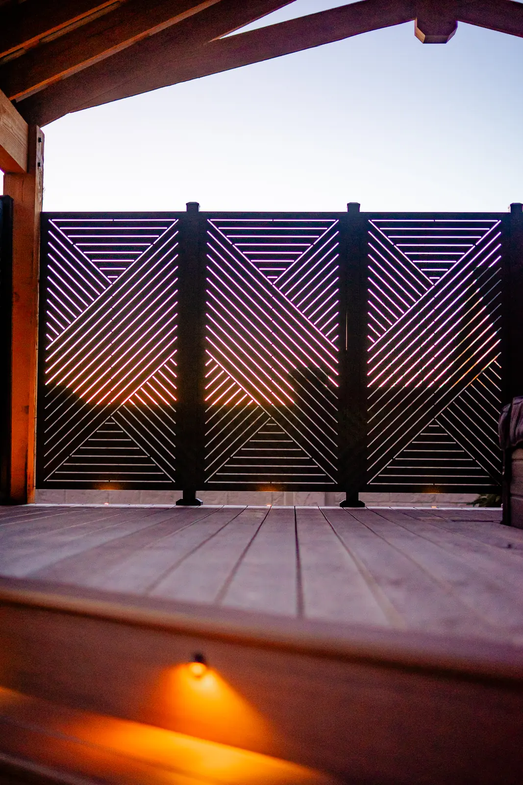 TimberTech HideAway privacy screens