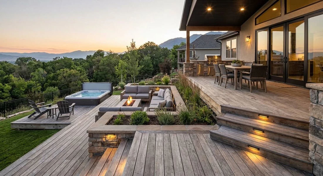 How Multi-Level Decks in Highland Add Function and Style