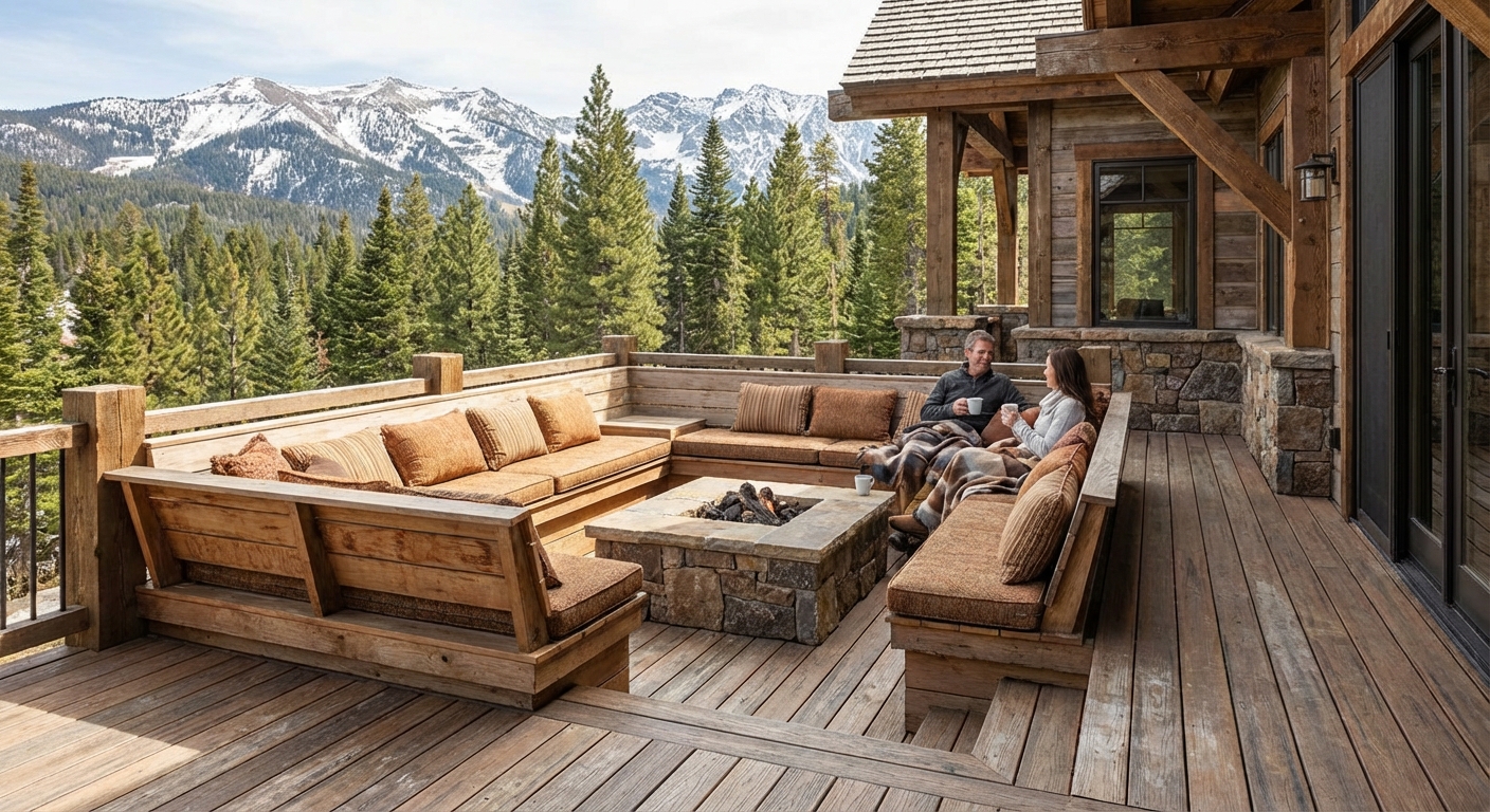 How Built-In Seating Transforms Decks in Alpine Homes