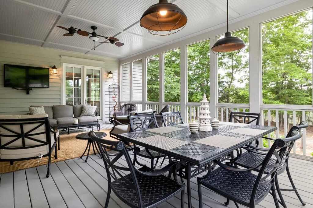 Outdoor dining is redefined with tables and chairs by TC Decks.