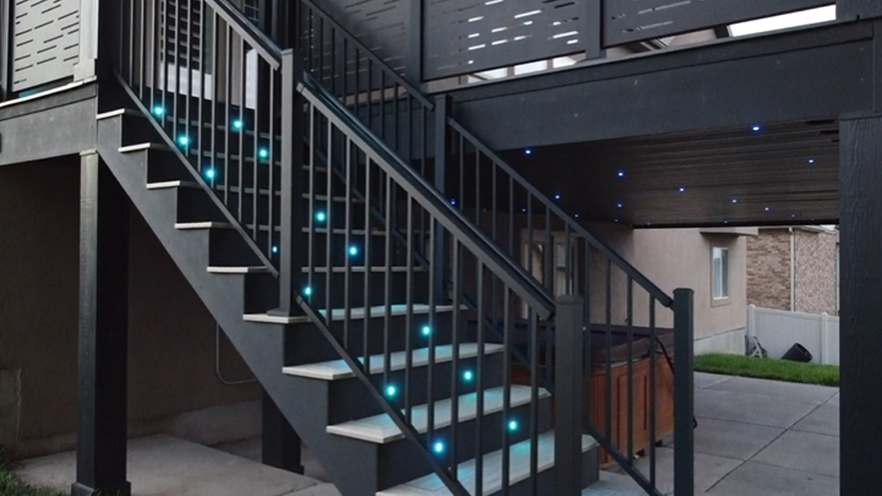 TC Decks' staircases feature elegant design and custom deck construction.